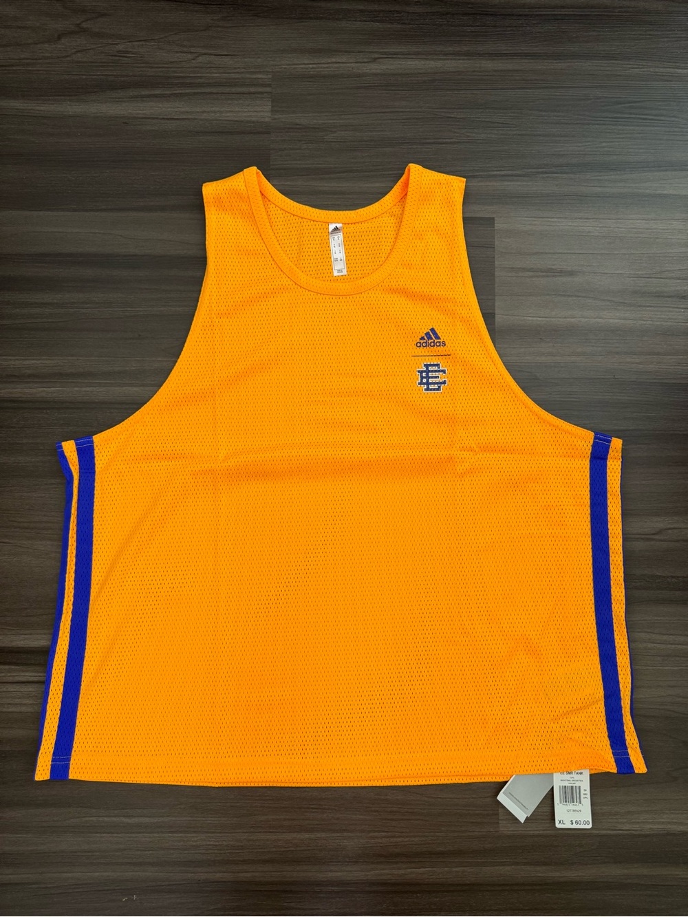 ADIDAS x ERIC EMANUEL EE SUMMER ESSENTIALS HOOPS Mesh Tank Jersey Top Men XL